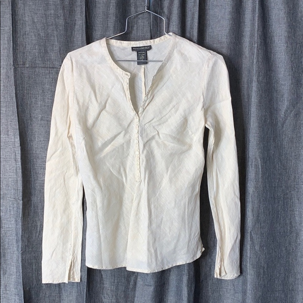 Banana Republic 100% Linen Shirt